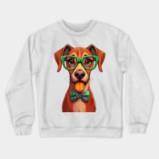 RidgeBack With Green Glasses Crewneck Sweatshirt